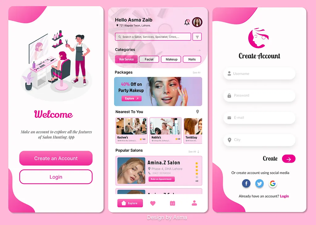 Beauty & Salon Booking App