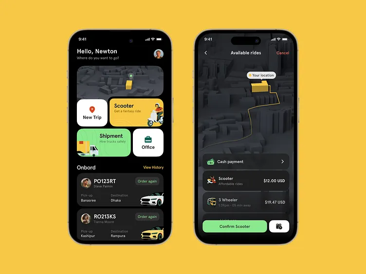 Taxi & Ride Sharing App
